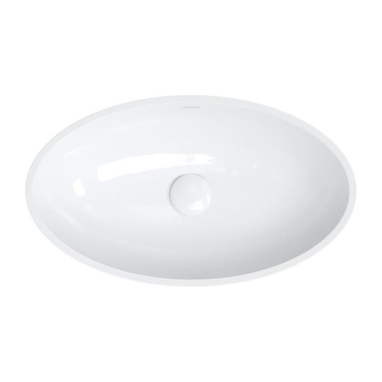 SIENA umywalka nablatowa Marble+, 60 x 35 cm