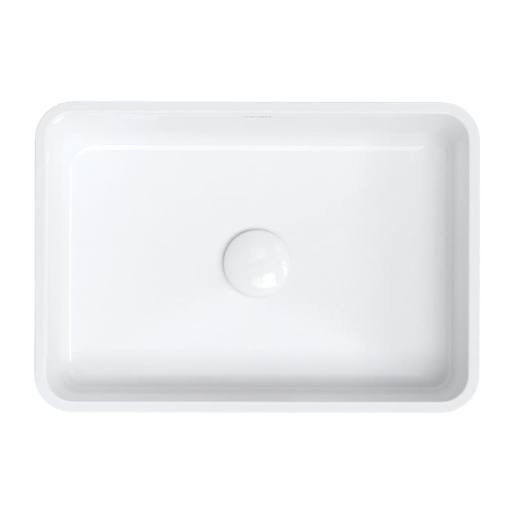 PARMA umywalka nablatowa Marble+, 50 x 35 cm