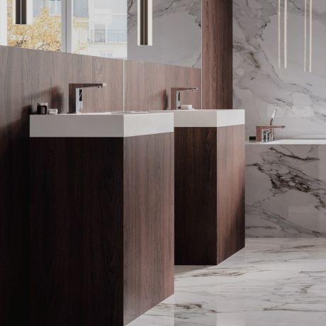 Przejdź do produktu THASOS M+ umywalka nablatowa/wisząca, 70 x 42 cm