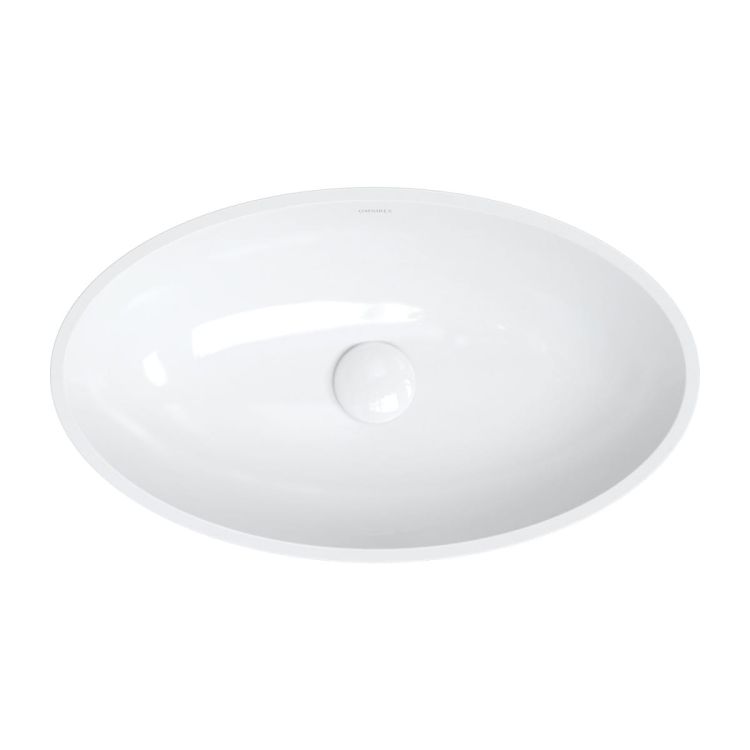 SIENA umywalka nablatowa Marble+, 60 x 35 cm
