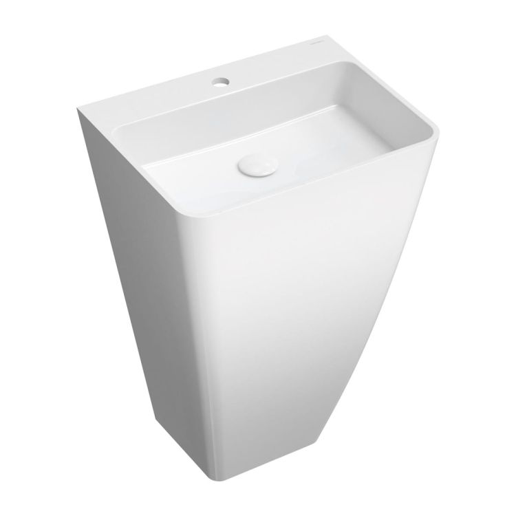 PARMA umywalka wolnostojąca Marble+, 55 x 43 cm