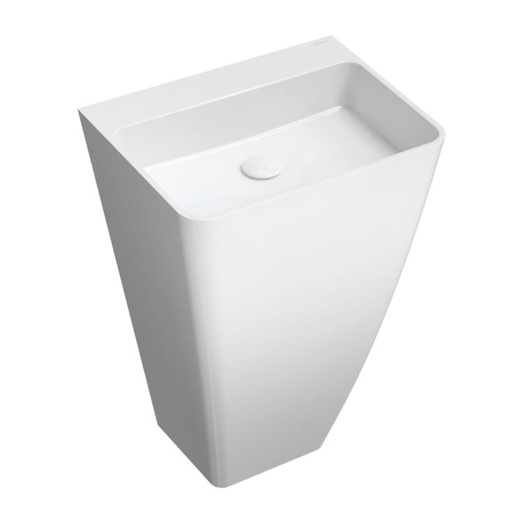 PARMA umywalka wolnostojąca Marble+, 55 x 43 cm