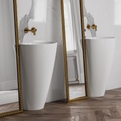 SIENA umywalka wolnostojąca Marble+, 55 x 43 cm