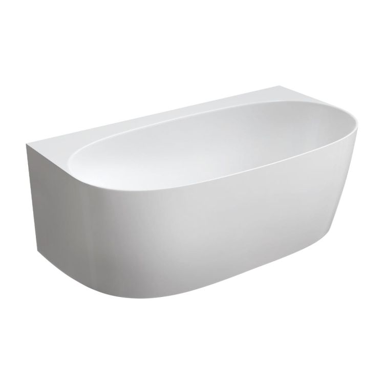 VALENCIA wanna przyścienna Marble+, 158 x 86 cm