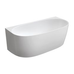 VALENCIA wanna przyścienna Marble+, 158 x 77 cm