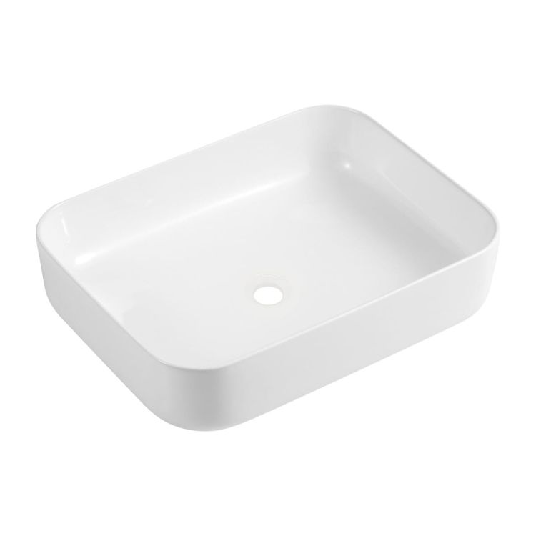 CORONA umywalka nablatowa, 50 x 39 cm