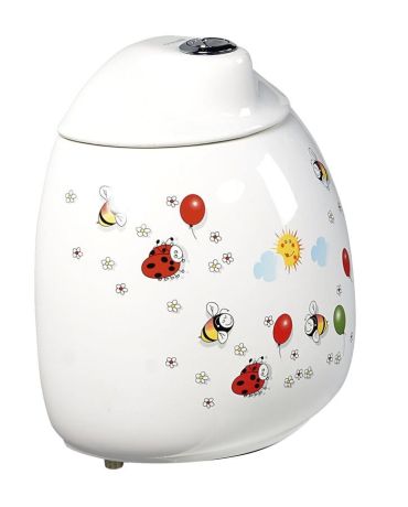 Przejdź do produktu KID spłuczka do kompaktu WC, dekor