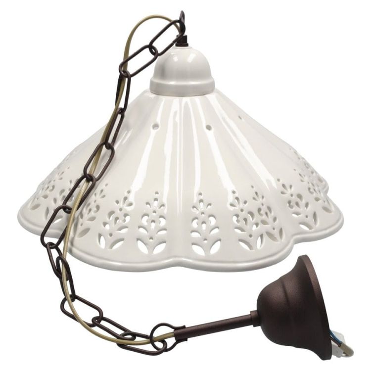 TRAPANI oświetlenie E14 40W, 230V, ceramiczne, chrom