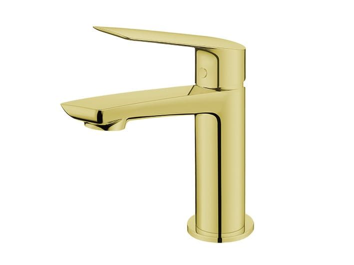 Bateria umywalkowa w złotym kolorze 18 cm z korkiem klik-klak Vedo Desso VBD4001/C/ZL