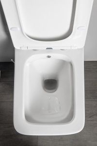 PORTO WC wiszące Rimless, z prysznicem bidetowym i baterią, 36x52 cm, biały
