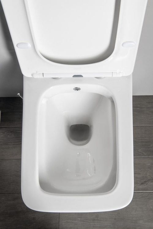 PORTO WC wiszące Rimless, z prysznicem bidetowym i baterią, 36x52 cm, biały