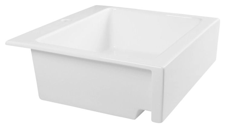 ARYA zlewozmywak ceramiczny 66x62cm, biala