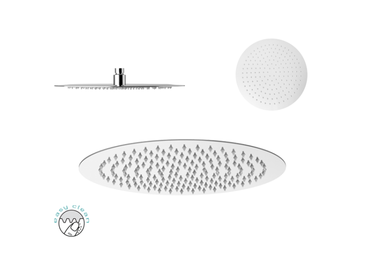 Deszczownica okrągła 20 cm z ramieniem Ultra Slim Vedo VSN0200/CR+VSN0204/CR chrom