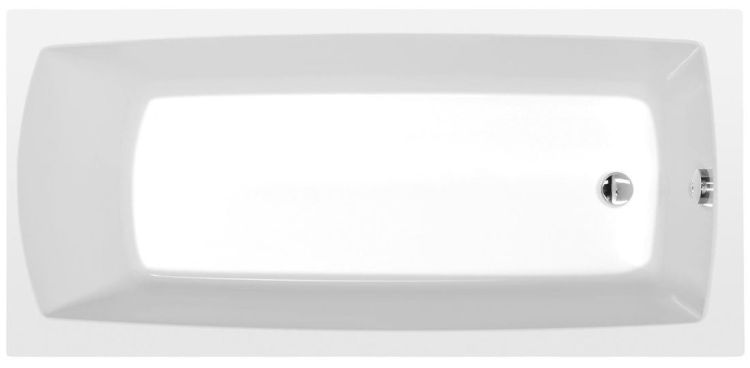 LILY wanna prostokątna 140x70x39cm, biała