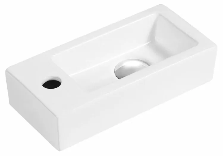 ZOE umywalka ceramiczna 37x9x18 cm lewa