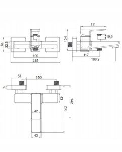 PARMA bateria wannowa PM7430BL