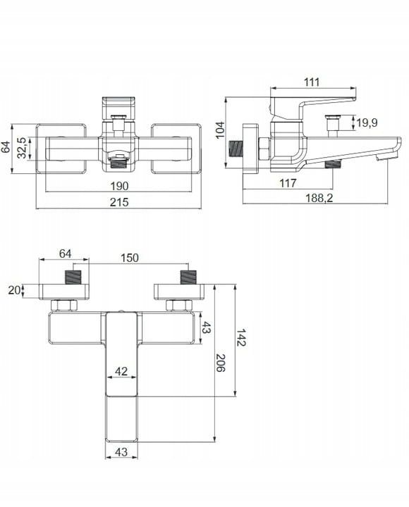 PARMA bateria wannowa PM7430BL