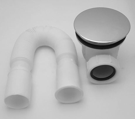 Przejdź do produktu ND - Vaničkový sifon pro akrylátové vaničky, s flexi hadicí