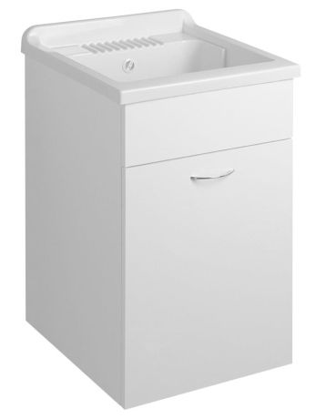 Przejdź do produktu Komora gospodarcza z szafką  z syfonem 45x50 cm, plastik