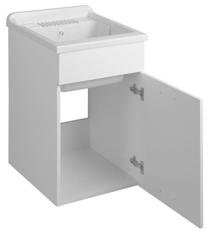 Przejdź do produktu Komora gospodarcza z szafką  z syfonem 45x50 cm, plastik