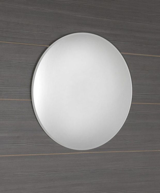 RENGAS lustro okrągłe 600 mm z fazą, bez uchwytu