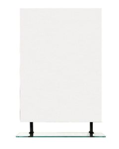 WEGA lustro z półką 600x800mm, czarny mat