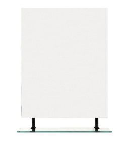 WEGA lustro z półką 700x800mm, czarny mat