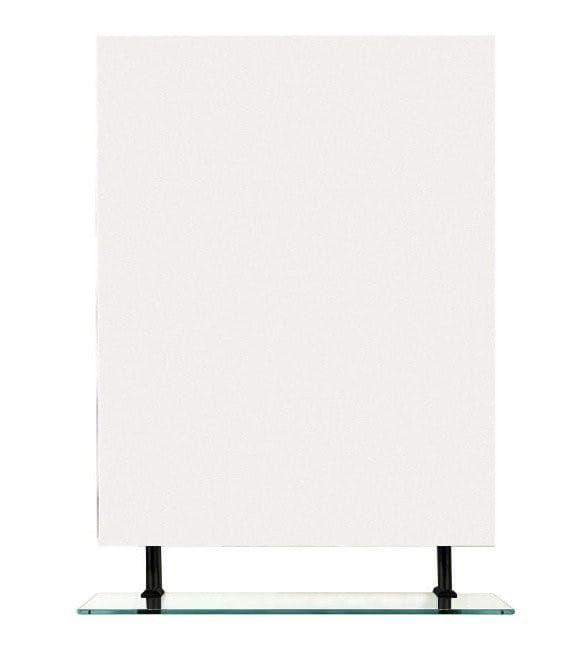 WEGA lustro z półką 700x800mm, czarny mat