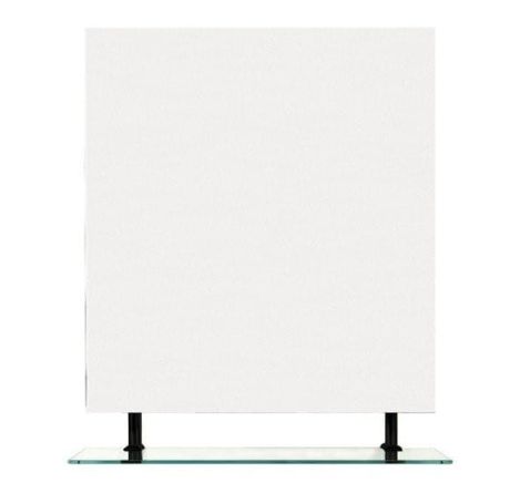 Przejdź do produktu WEGA lustro z półką 80x80cm, czarny mat