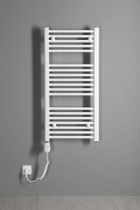 Grzałka elektryczna z termostatem 500W, biała