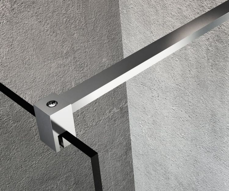 VARIO CHROME jednodílná zástěna k instalaci ke stěně, matné sklo, 700 mm