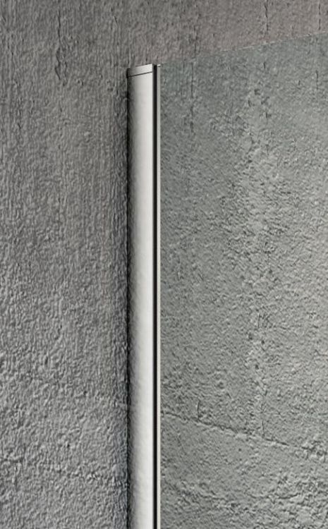 VARIO CHROME jednodílná zástěna k instalaci ke stěně, matné sklo, 700 mm