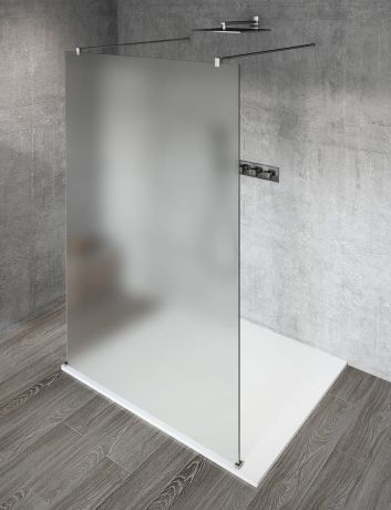Przejdź do produktu VARIO CHROME jednoczęściowa kabina przysznicowa Walk-In, szkło matowe, 800 mm