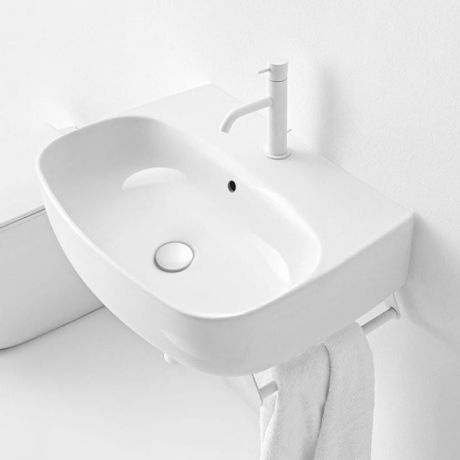 Przejdź do produktu NOLITA umywalka ceramiczna 60x45cm