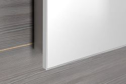 GRETA szafka z lustrem z oświetleniem LED, 50x70x14cm, biała mat