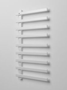 ELCOR elektryczna suszarka na ręczniki 480x920x50mm, 128W, biały mat