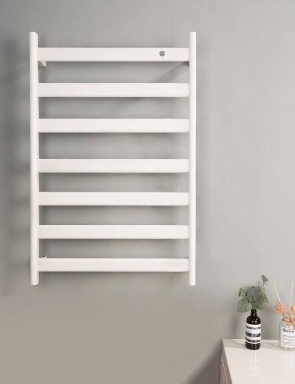 ELIAS Elektryczna suszarka na ręczniki 490x730x110mm, 105W, biały mat