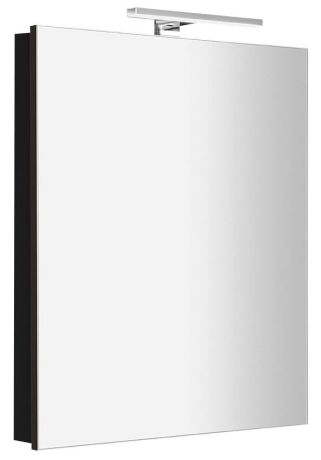 Przejdź do produktu GRETA szafka z lustrem, oświetlenie LED, 60x70x14cm, czarny mat