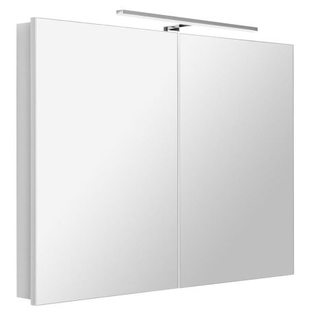 Przejdź do produktu GRETA szafka z lustrem, oświetlenie LED, 101x70x14cm, biały mat