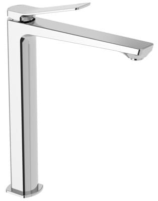 Bateria umywalkowa stojąca wysoka 29 cm z korkiem klik-klak Paffoni Tilt TI081KCR chrom