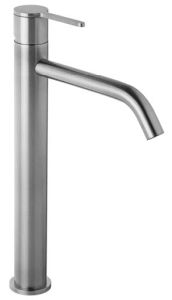 Bateria umywalkowa wysoka 30 cm z korkiem Filo Inox Emmevi 85003BIGINOX