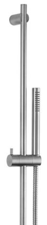 Przejdź do produktu Zestaw prysznicowy drążek ze słuchawką prysznicową i wężem Emmevi Filo Inox C02668INOX inox