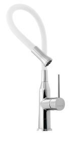 SILI bateria kuchenna z elastyczną wylewką, czarny/chrom