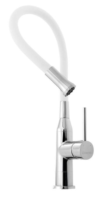 SILI bateria kuchenna z elastyczną wylewką, czarny/chrom