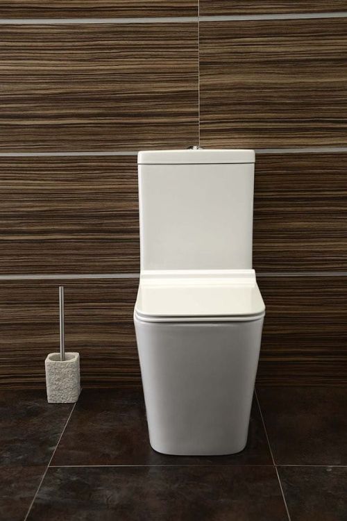 PORTO WC kompakt WC Rimless ze spłuczką z deską Soft Close, uniwersalny