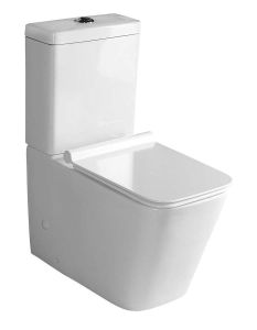 PORTO WC kompakt WC Rimless ze spłuczką z deską Soft Close, uniwersalny