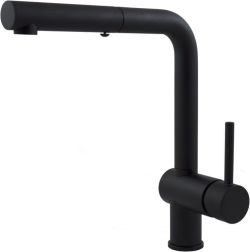 Bateria zlewozmywakowa 29,2 cm stojąca czarny mat Paffoni Light LIG285NO