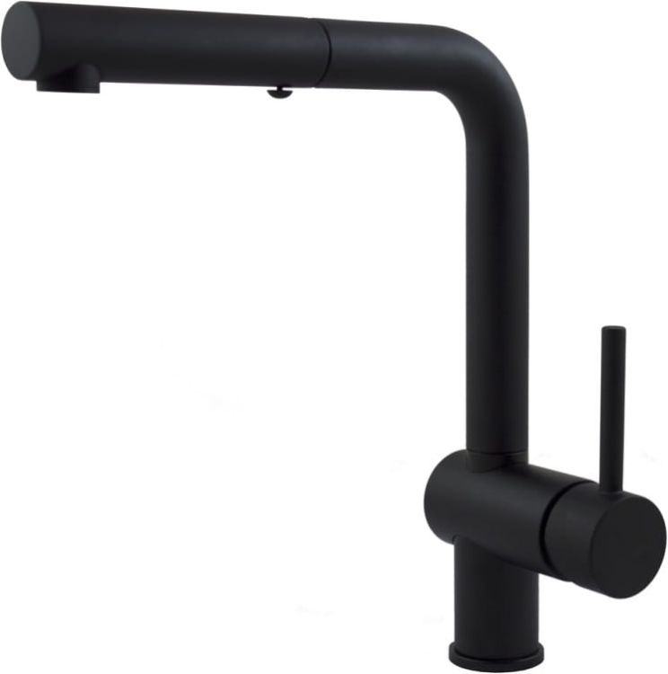 Bateria zlewozmywakowa 29,2 cm stojąca czarny mat Paffoni Light LIG285NO