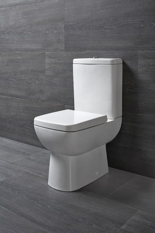 TYANA SHORT kompakt WC, mechanizm spłukujący, tylny odpływ