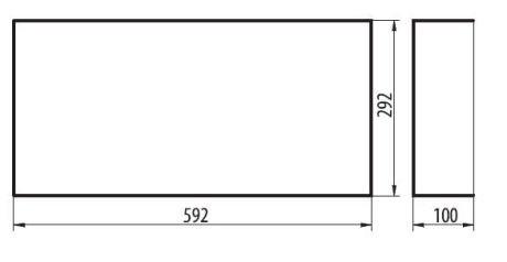 Przejdź do produktu Półka łazienkowa wnękowa do zabudowy 60x10 cm ze stali nierdzewnej z regulowaną głębokością montażu MCJ PWR600/10